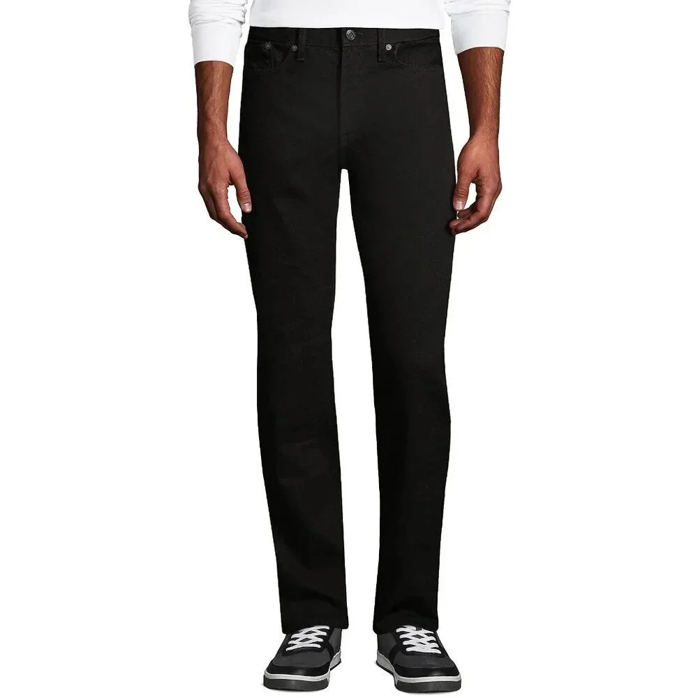 Robert Talbott Ventana Classic Fit Jeans Men 42 Black Premium Stretch Denim Pant